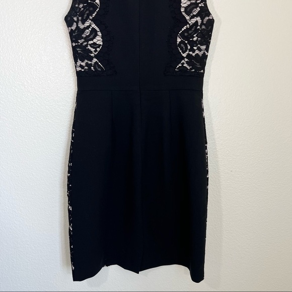 J. CREW Black Lace Panel Sheath Dress - Picture 3 of 10